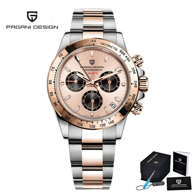 Fashion Brand PAGANI DESIGN Luxury High Quality Men Quartz Watch Sport & Business Waterproof Wristwatch Relogio Masculino 1644-9