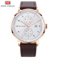 Mini Focus MF0052G MF 0052 Fashion Leather Strap Men Brand Quartz Watch Chronograph Waterproof Wristwatch for Men Montre Relojes-6