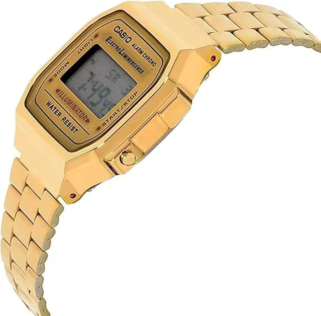 Casio Vintage (A168WEGM-90F) for Men & Women D158